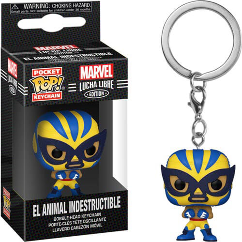 X-Men Luchadore Wolverine Pocket Pop! Keychain