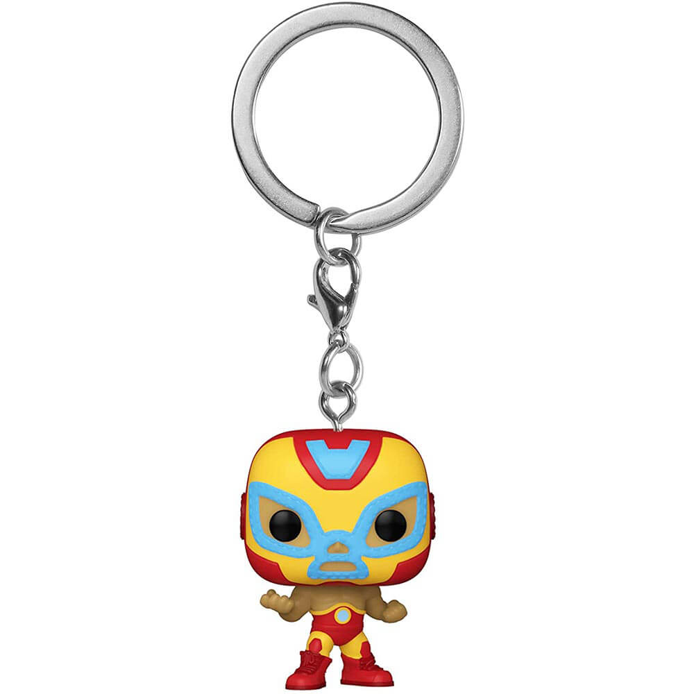 Iron Man Luchadore Pocket Pop! Keychain