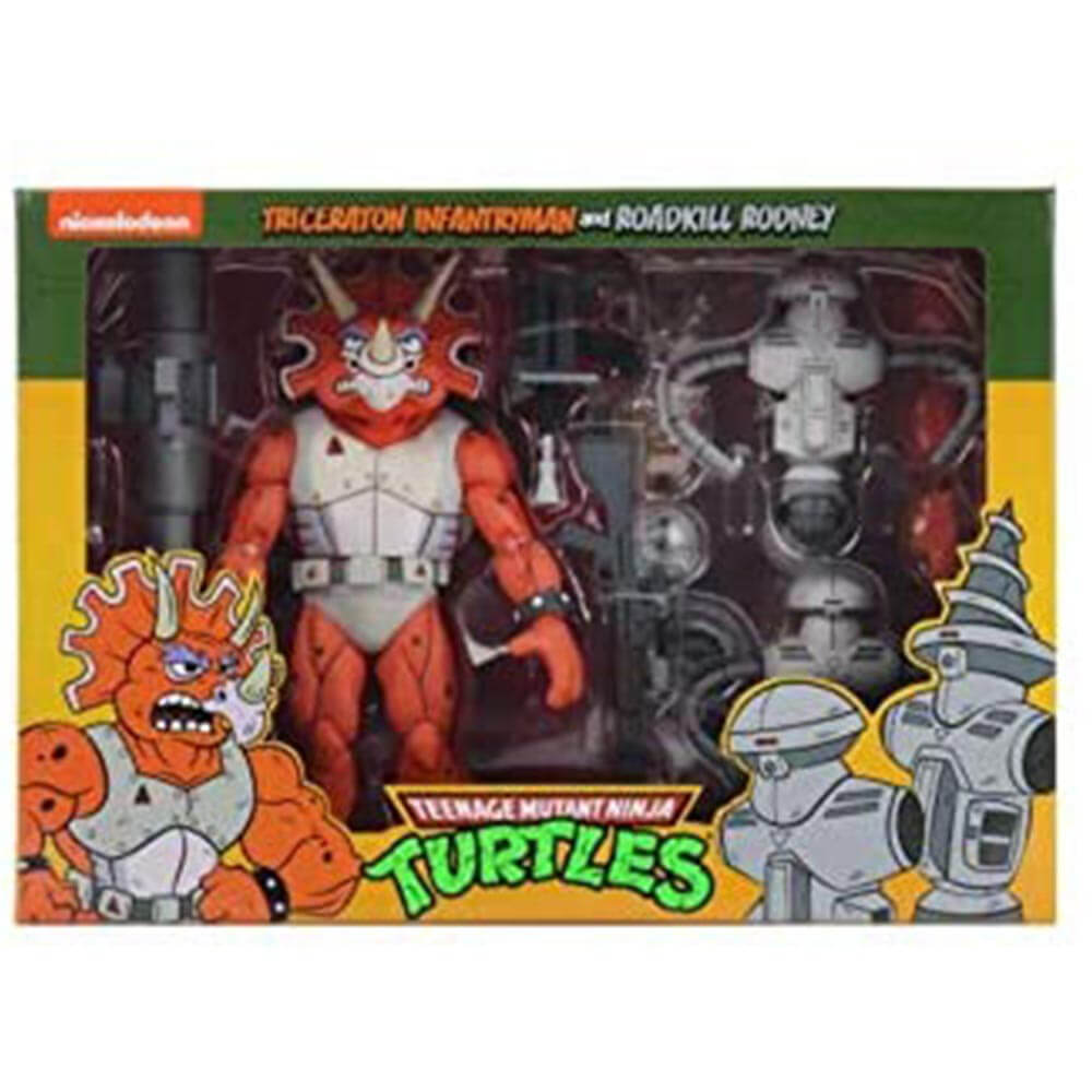 TMNT Triceraton & Rodney 7" Action Figure 3-pack