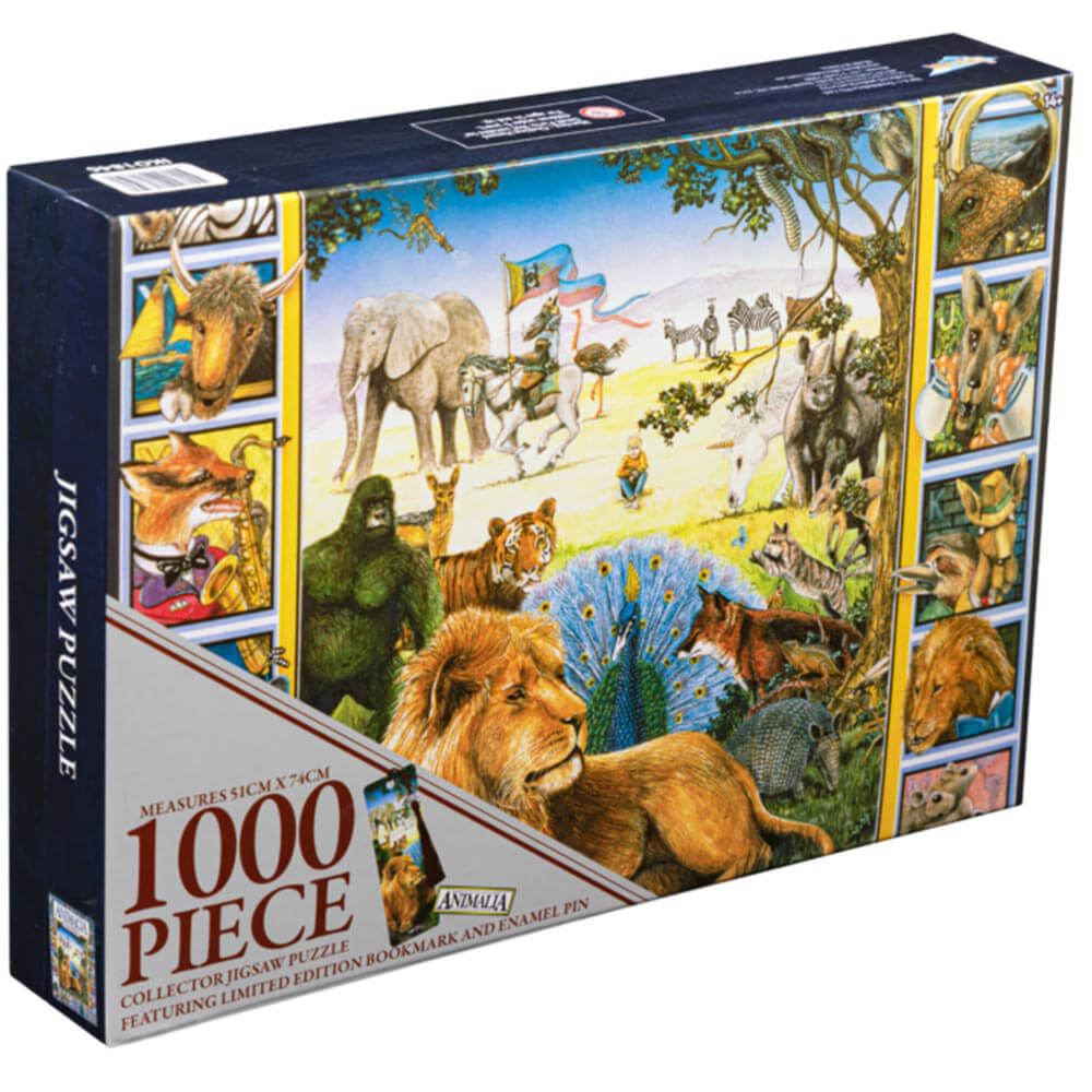 Animalia Book Cover 1000 piece Collector Jigsaw Puzzle