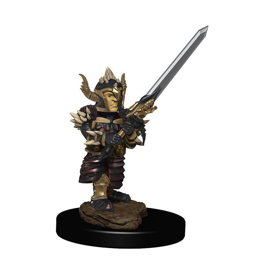 D&D Icons of the Realms Halfling Fighter Male Premium Figure