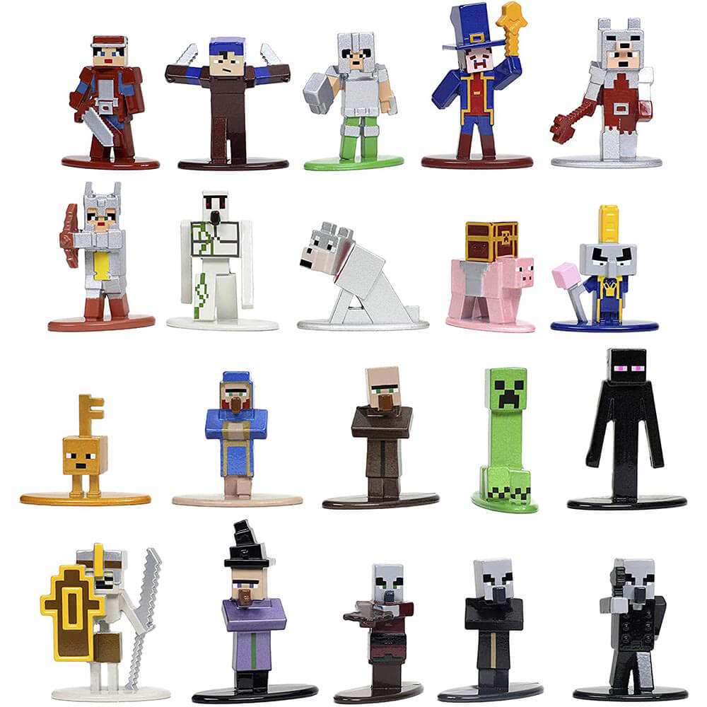 Minecraft Nano Metalfigs 20-pack Wave 04