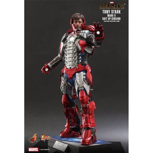 Iron Man 2 Tony Stark Mark V Suit Up 1:6 12" Action Figure