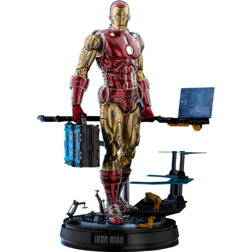 Iron Man Origins Deluxe 1:6 Scale 12" Diecast Action Figure