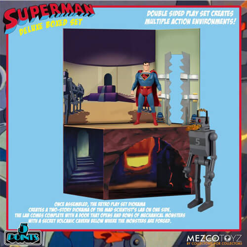 Superman Mech Monsters 5 Points Action Figure Deluxe Box Set