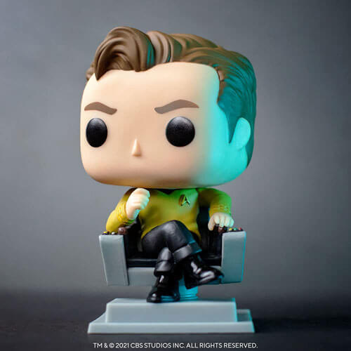 Star Trek: Original Series Captain Kirk in Chair Pop! Vinyl
