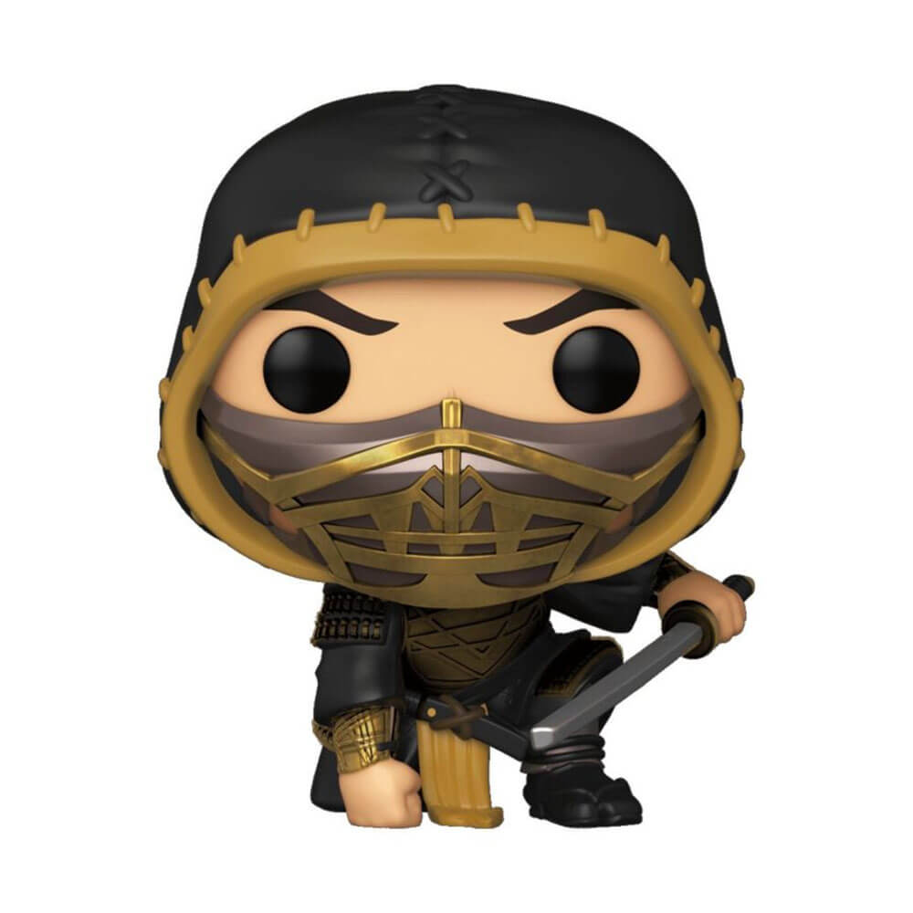 Mortal Kombat (2021) Scorpion Crouch Metallic US Pop! Vinyl