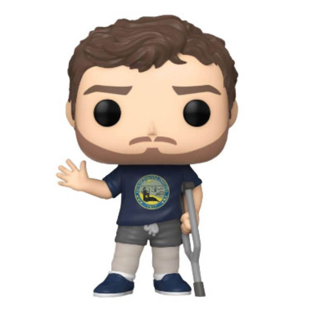 Parks and Recreation Andy with Leg Casts US Pop! Vinyl