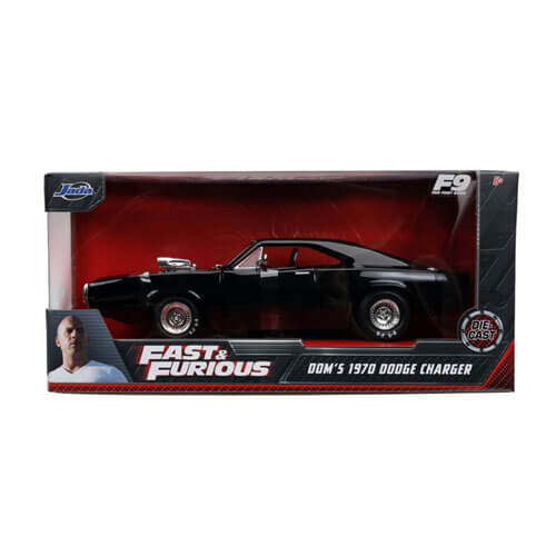 1970 Dodge Charger Black 1:24 Scale Hollywood Ride