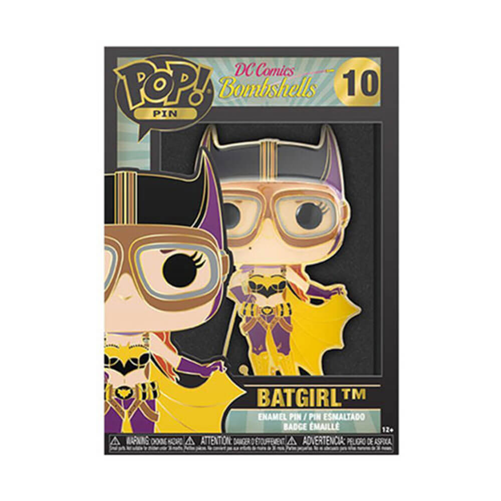DC Bombshells Batgirl 4" Pop! Enamel Pin