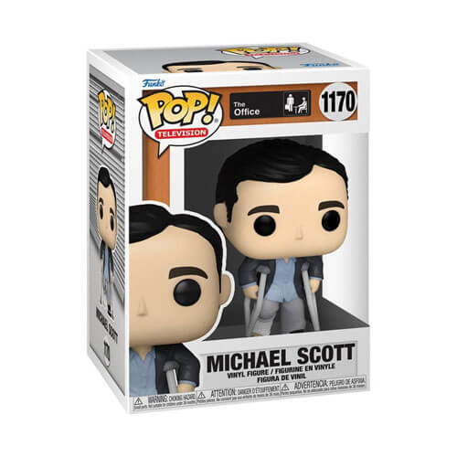 The Office Michael with Crutches Pop! Vinyl