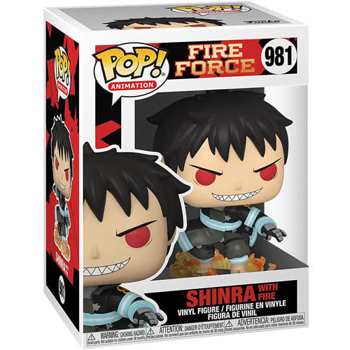 Fire Force Shinra with Fire Pop! Vinyl