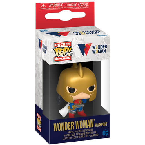 Wonder Woman Flashpoint 80th Anniv. Pocket Pop! Keychain