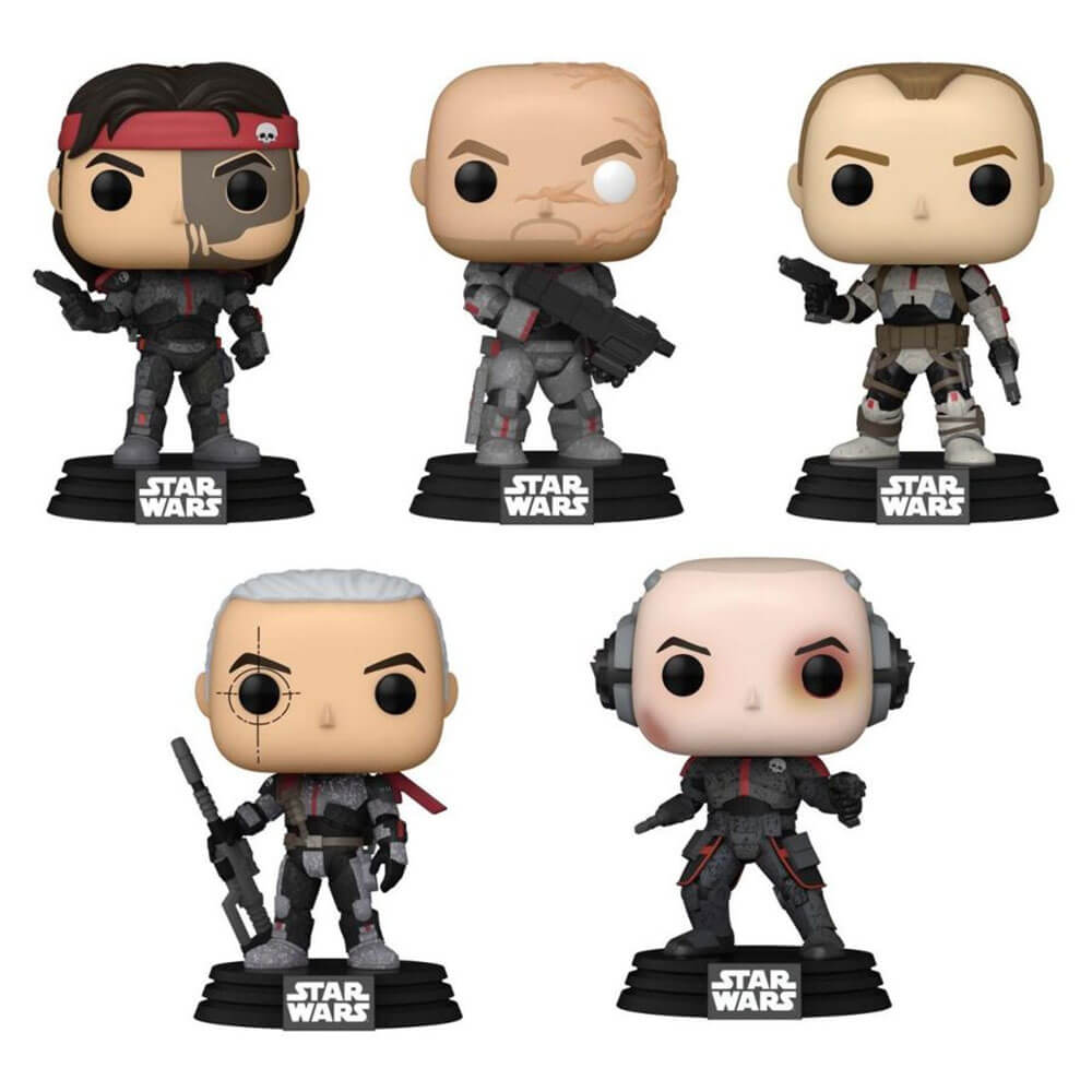 Star Wars The Bad Batch Bad Batch Exclusive Pop! Vinyl 5Pk