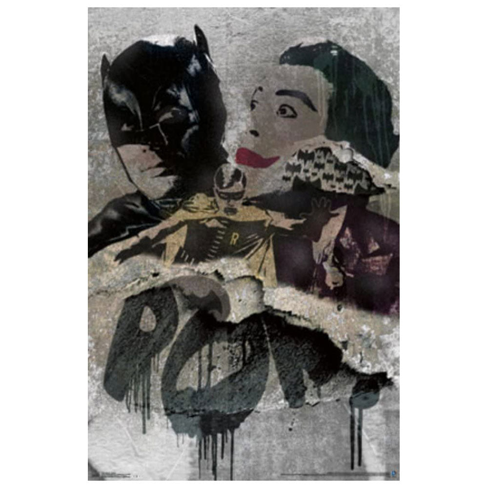Batman Classic TV Grunge Poster