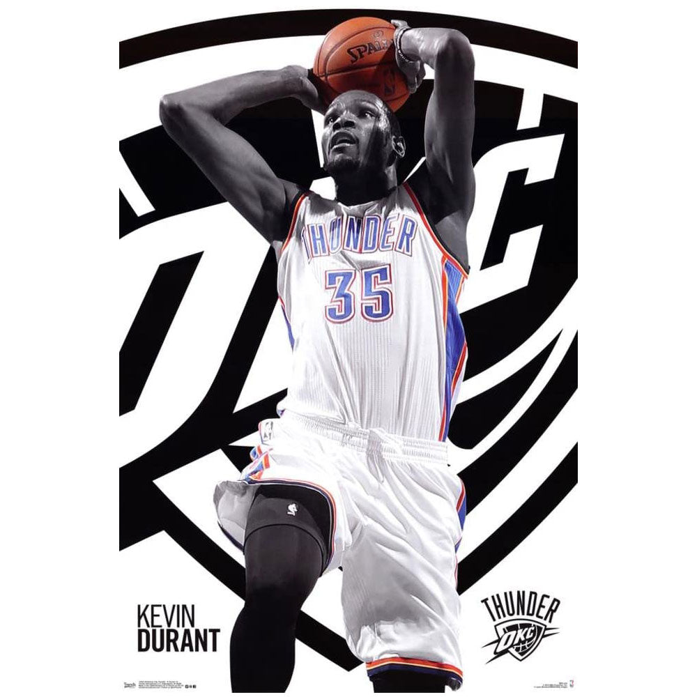 NBA Oklahoma City Thunder K. Durant 14 Poster