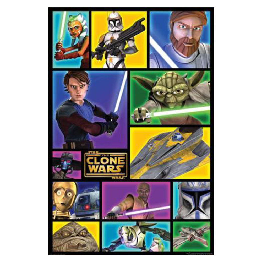 Star Wars Clone Wars Frames Poster (61x91cm)