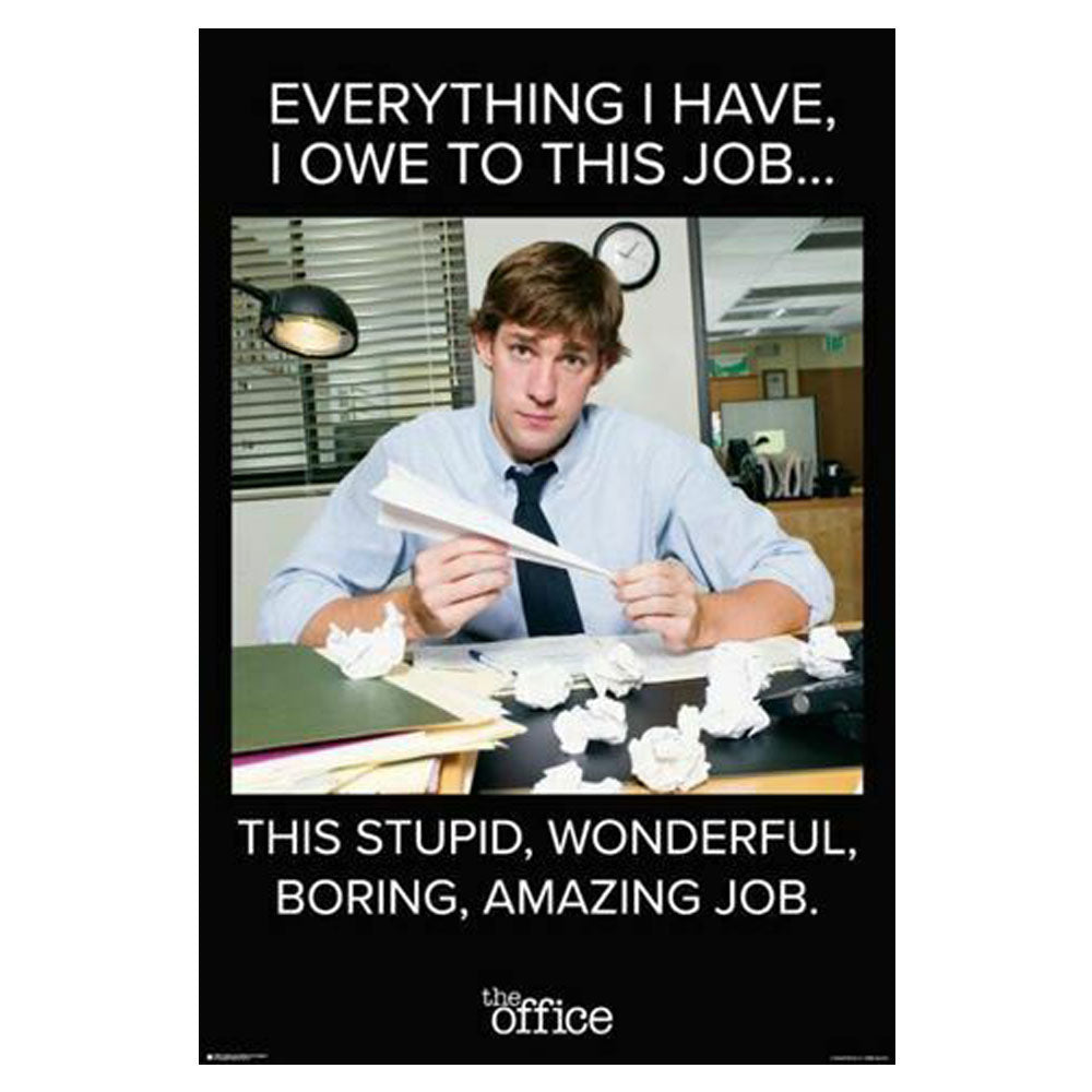 The office Jim Quote Poster