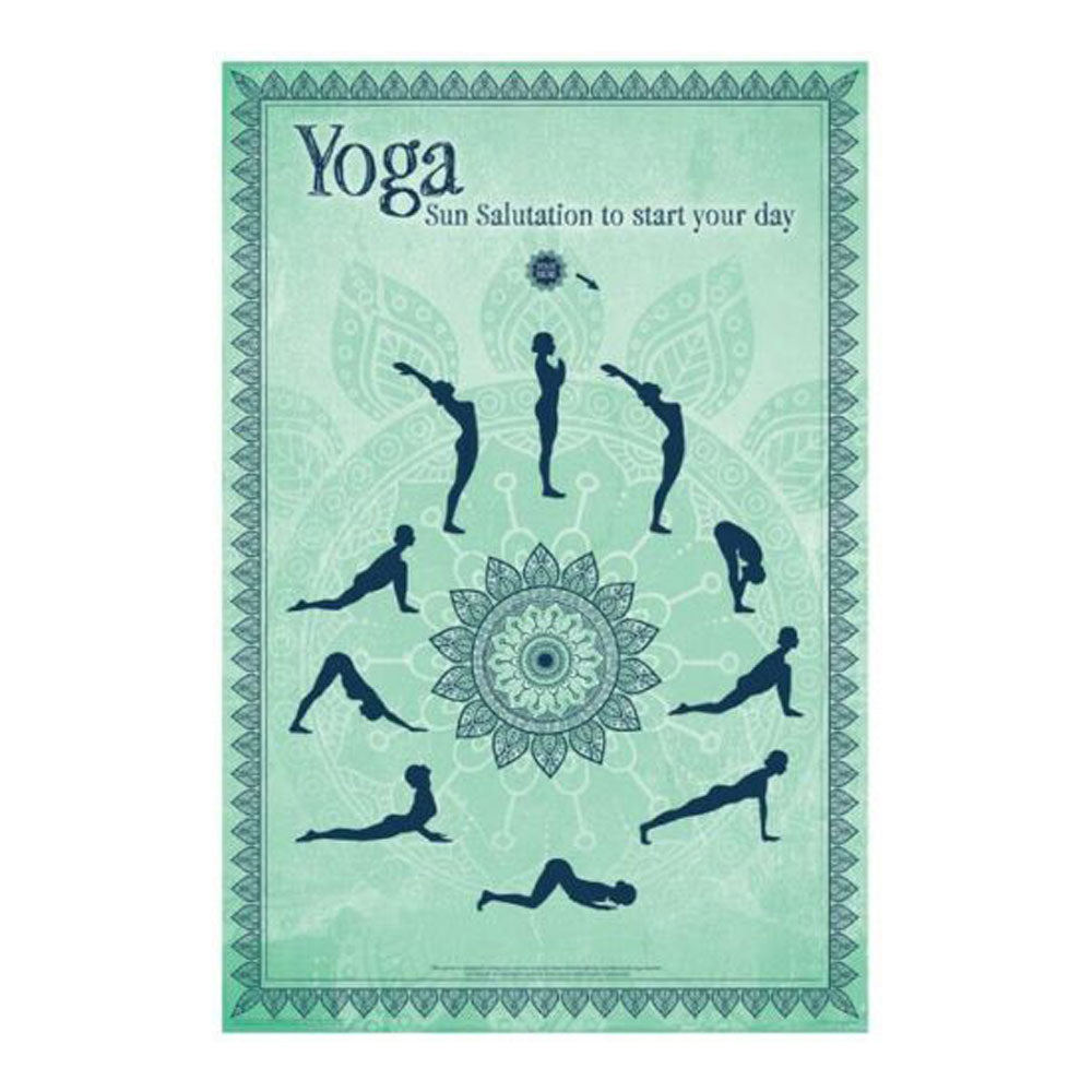 Yoga Sun Salutation Poster (61x91cm)