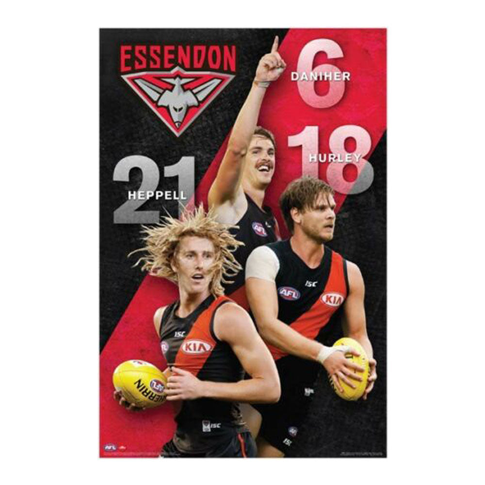 AFL Essendon Players '18 Poster (61x91cm)
