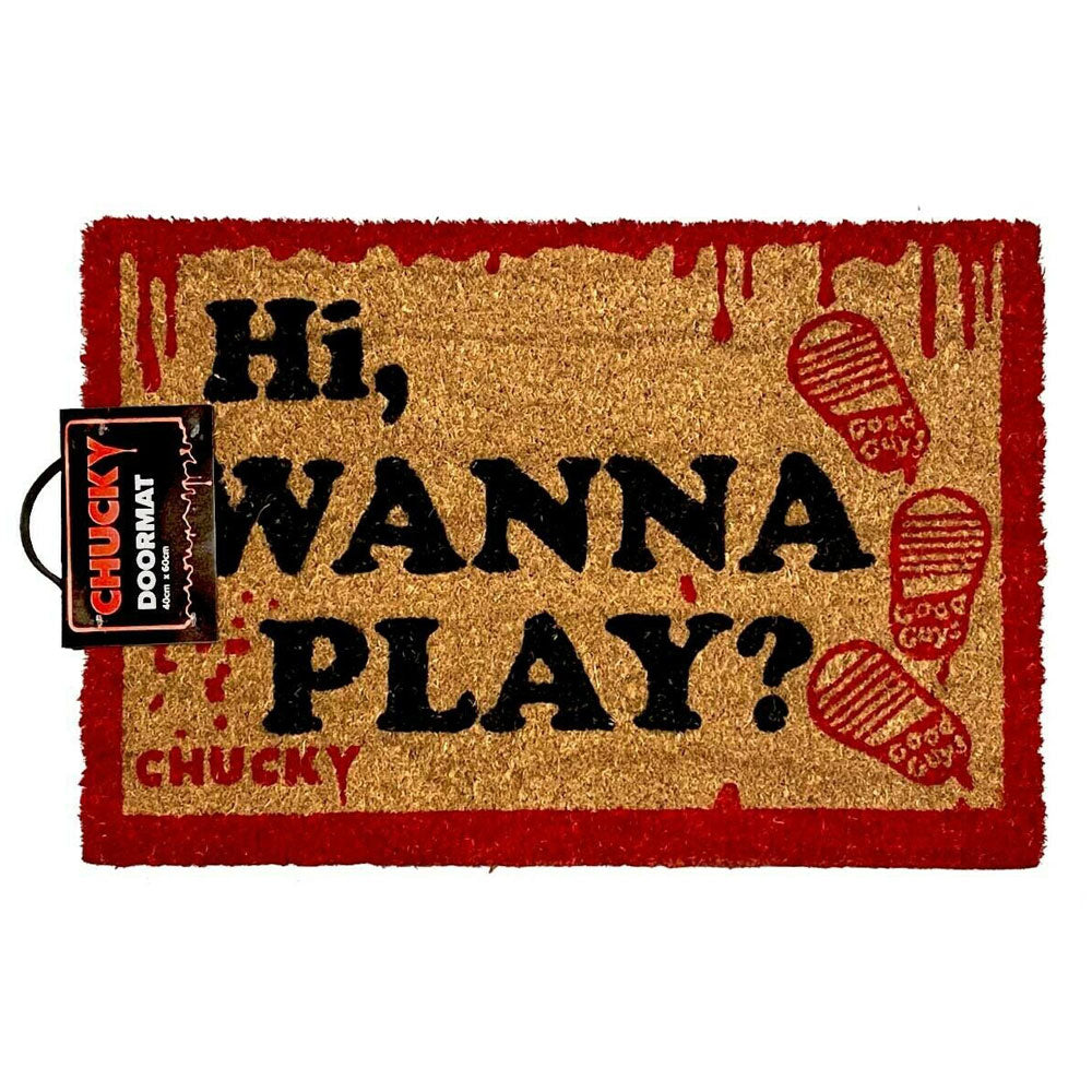 Chucky Hi Wanna Play? Door Mat