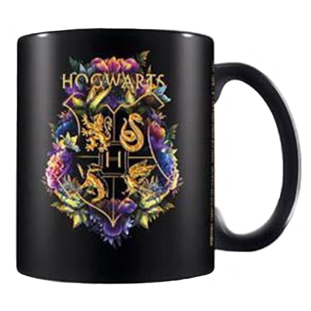 Harry Potter Floral Crest Mug