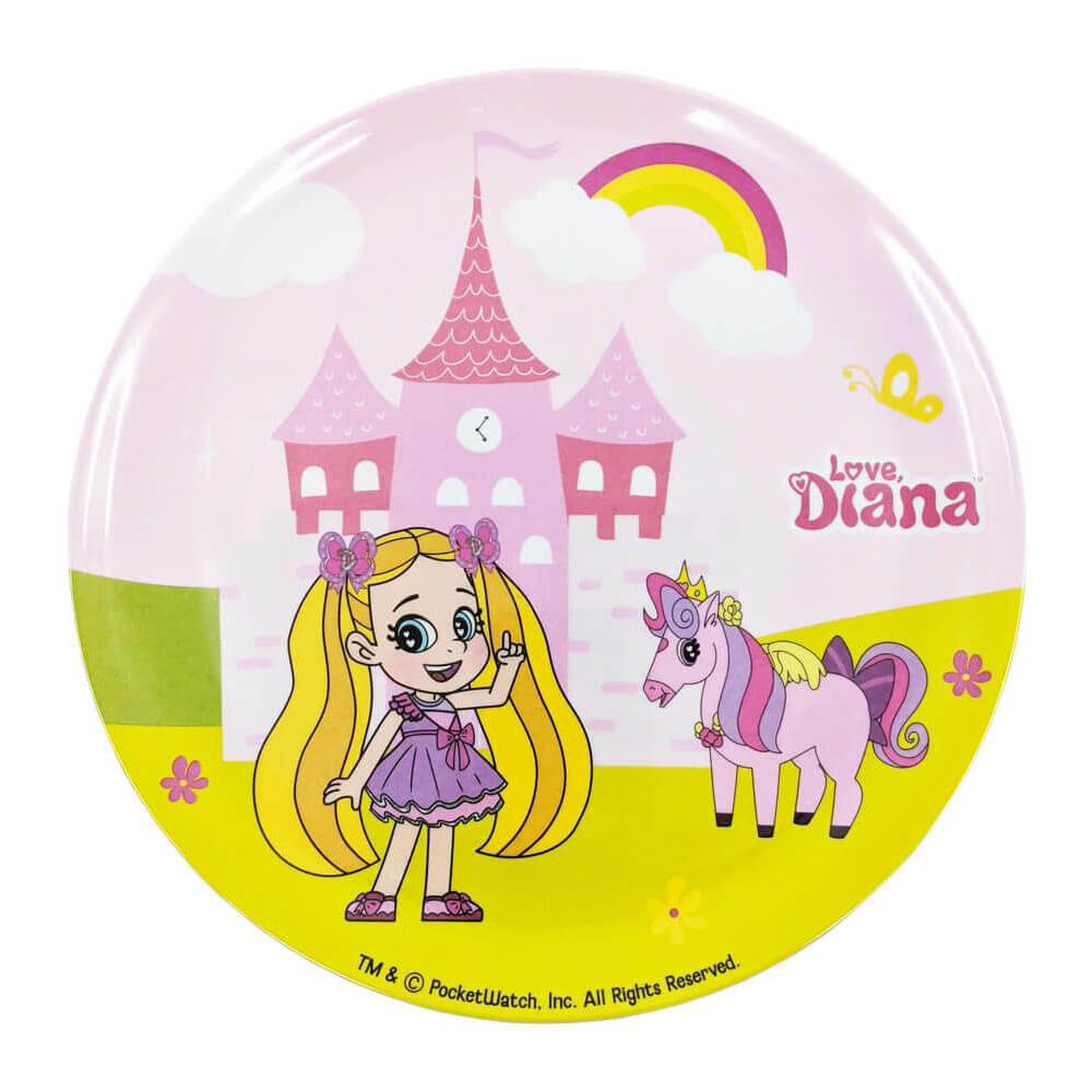 Love Diana Melamine Plate