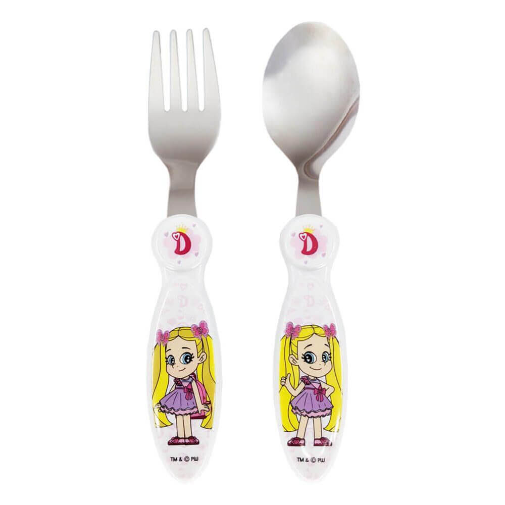 Love Diana 2pc Cutlery Set