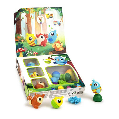 Lalaboom Animals Beads and Accessories Gift Set 25pc
