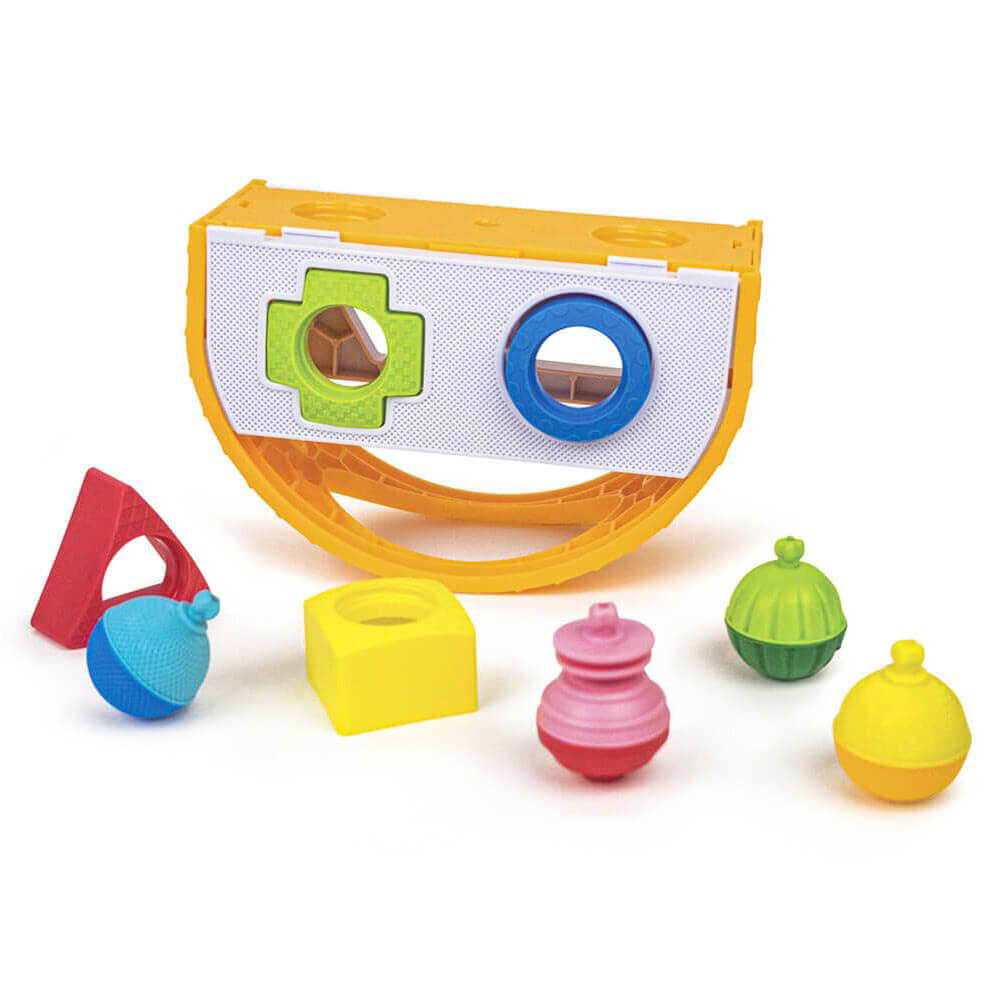 Lalaboom Shape Sorter and 8 pcs Beads