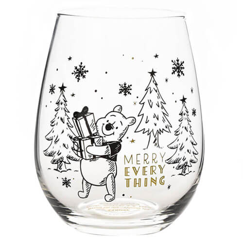 Winnie the Pooh Christmas Glasses (Set of 2)