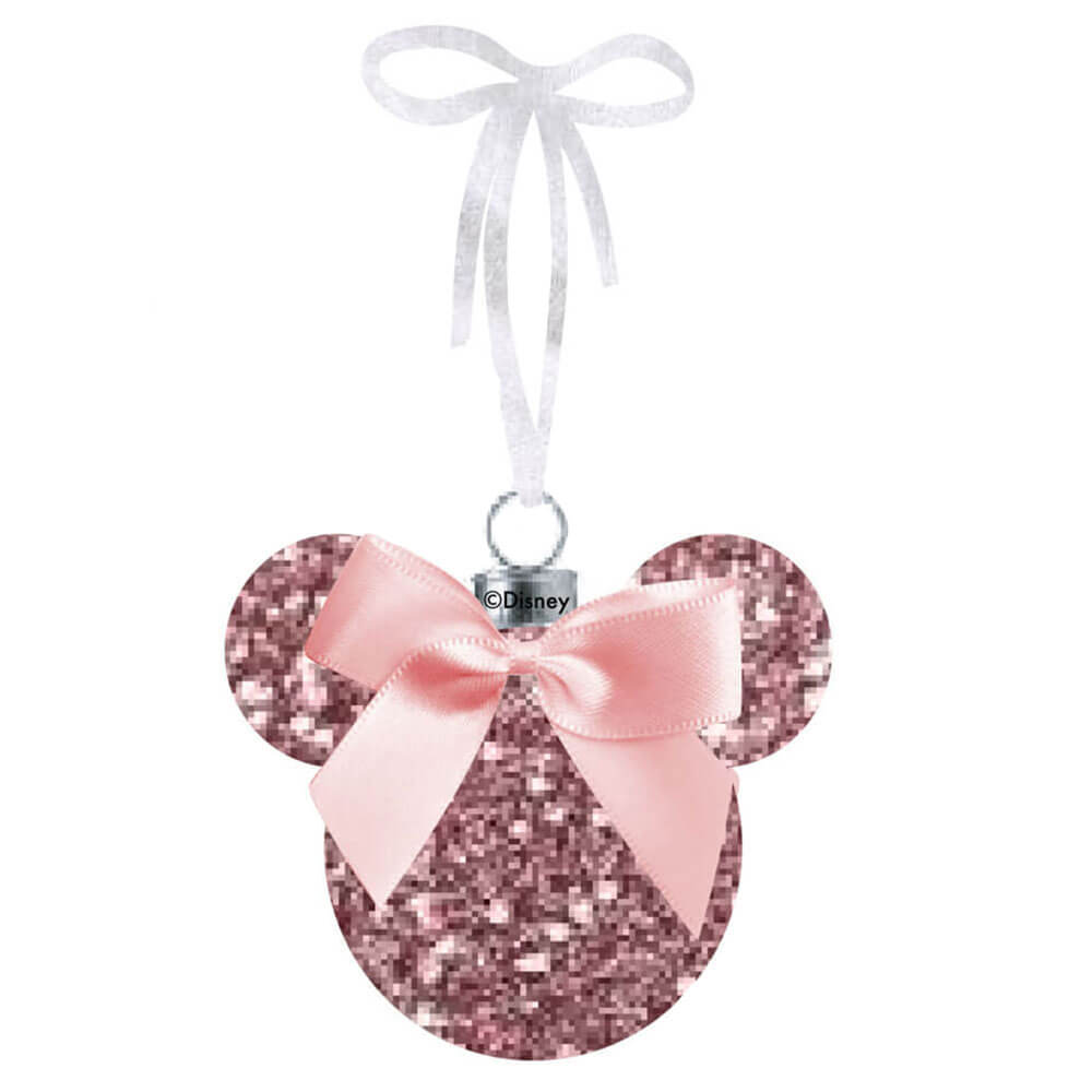 Disney Minnie Christmas Glitter Bauble (Boxed)