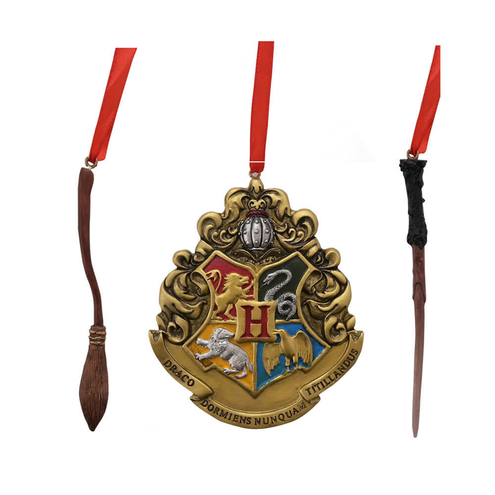 Harry Potter Christmas: Tree Decorations (Set of 3)