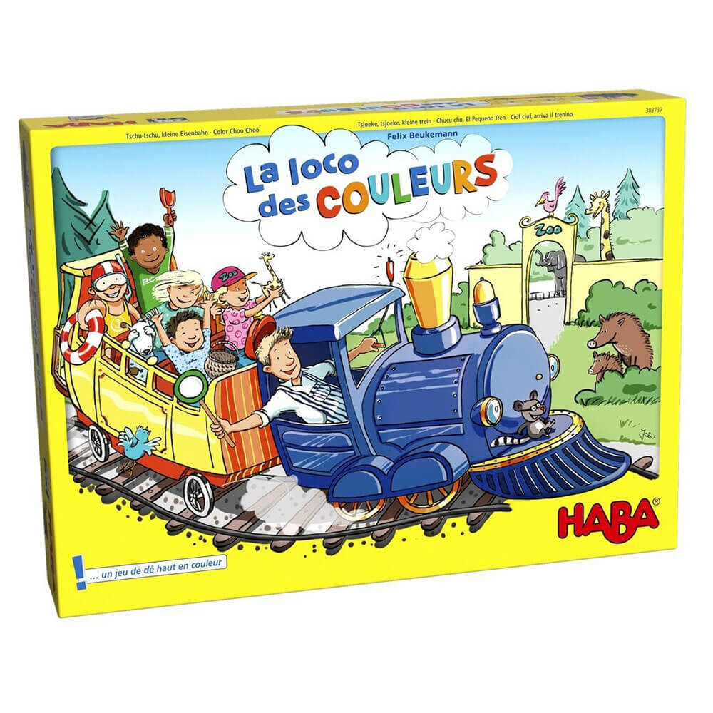 Color Choo Choo Children's Board Game