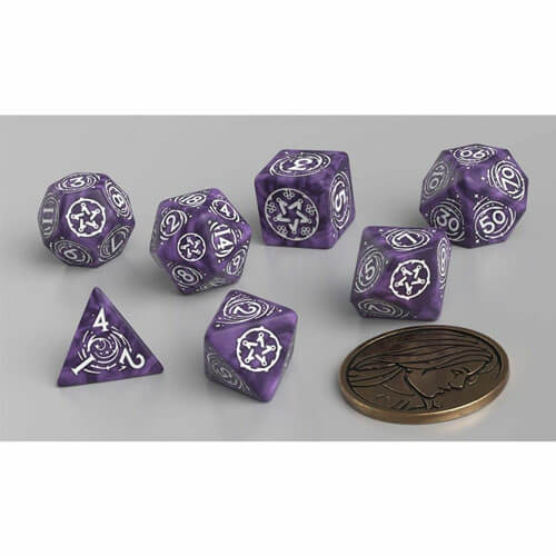 The Witcher Dice Set Yennefer Lilac and Gooseberries