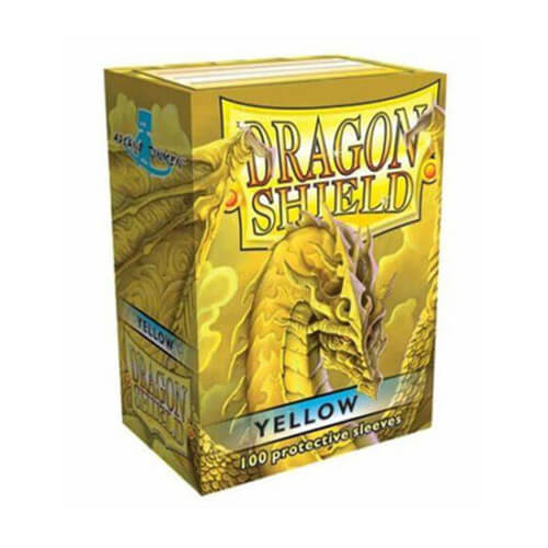 Dragon Shield Yellow Protective Sleeves Box of 100