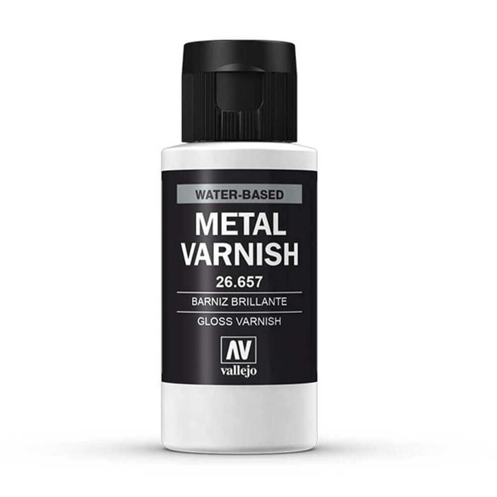 Vallejo Paint Gloss Metal Varnish 60mL