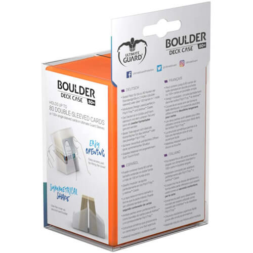UG Boulder Poppy Topaz Deck Case 80+ Standard Size Cards