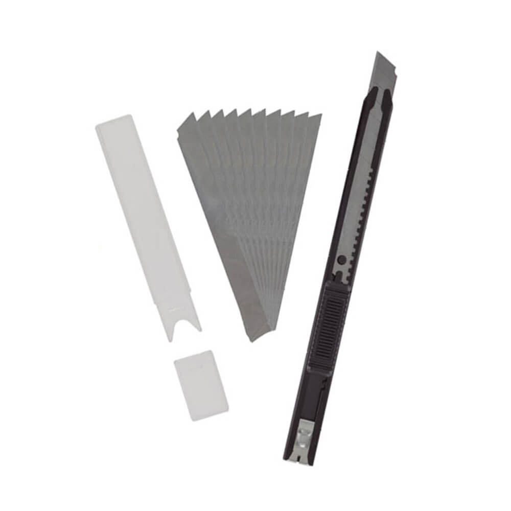 Vallejo Hobby Tools Slim Snap-Off Knife & 10 Blades