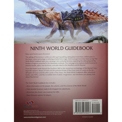 Numenera Ninth World RPG Guidebook