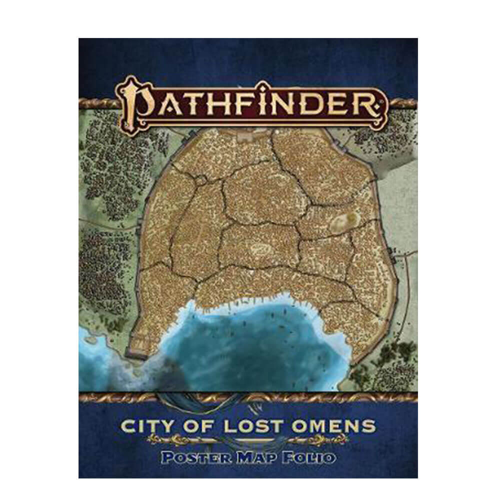 Pathfinder 2nd Edition City of Lost Omens Poster Map Folio