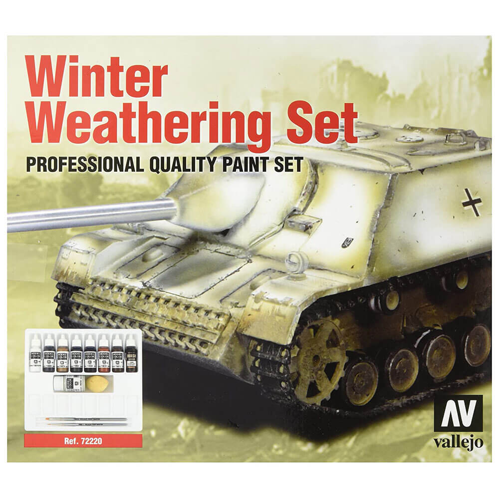 Vallejo Model Colour Winter Weathering & Instructions Set