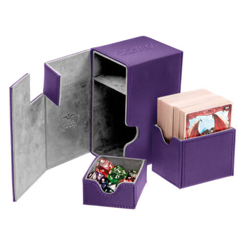 UG Flip n Tray Purple XenoSkin 80+ Standard Size Deck Case