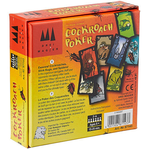 Cockroach Poker Card Game