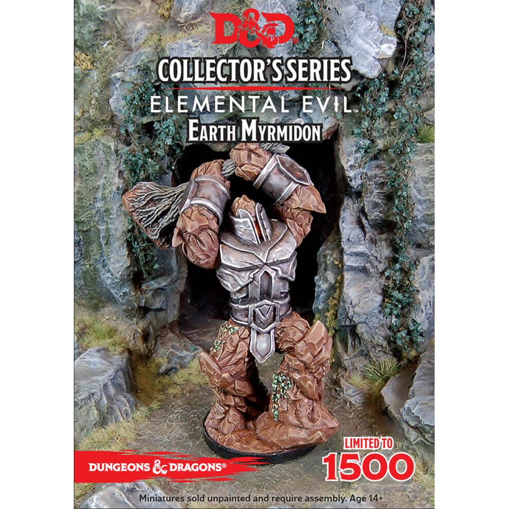 D&D Collectors Series Mini Elemental Evil Earth Myrmidon