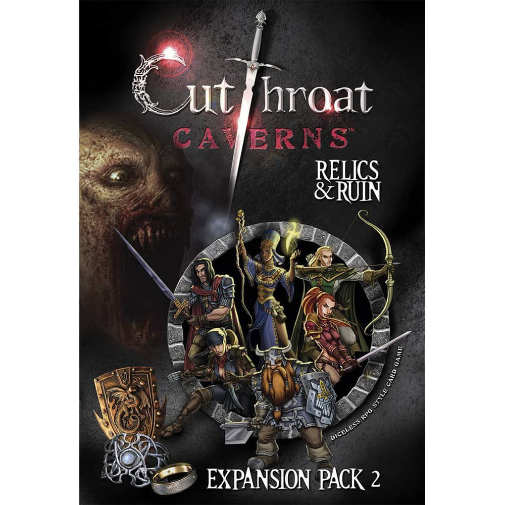 Cutthroat Caverns Relics and Ruins Board Game