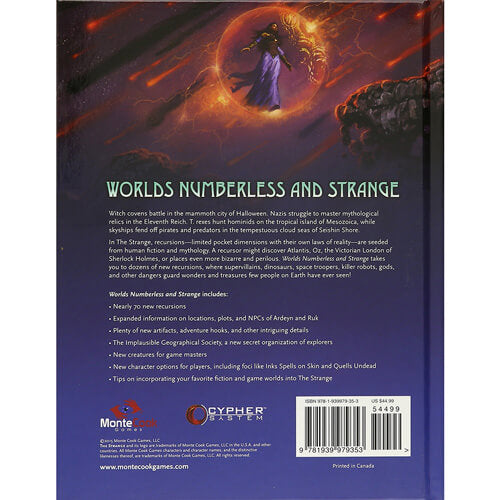 The Strange Worlds Numberless Roleplaying Game