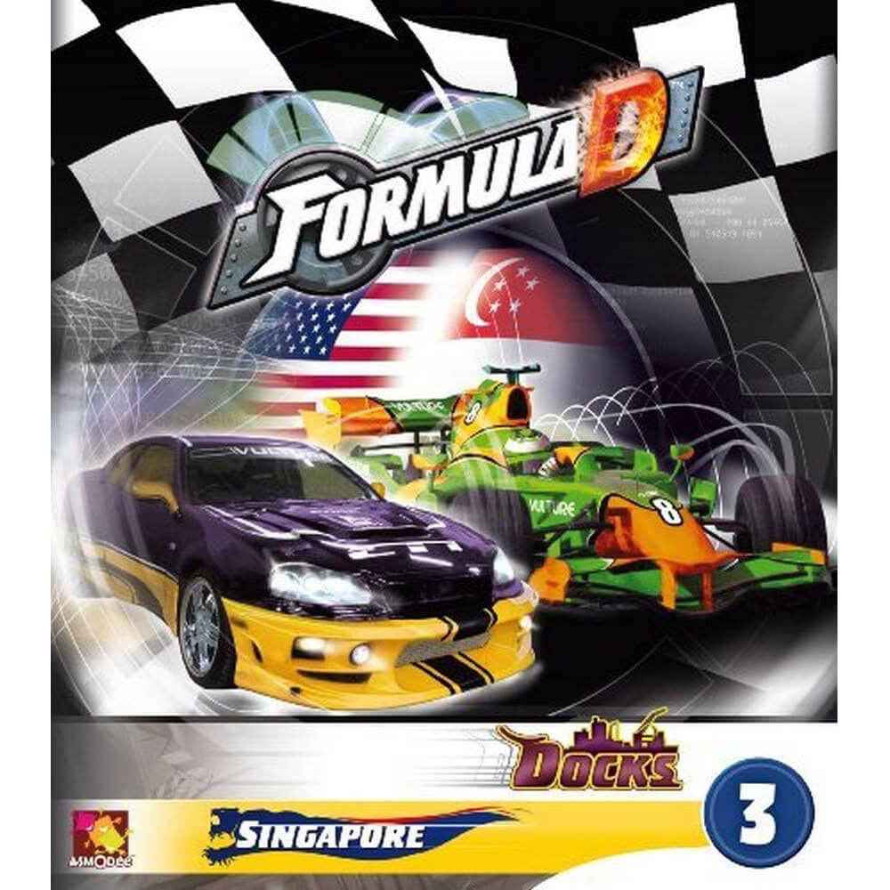 Formula D Track 3 Singapore Board Game
