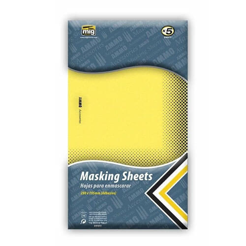 Ammo by MIG Accessories Masking Sheets (280mmx195mm)