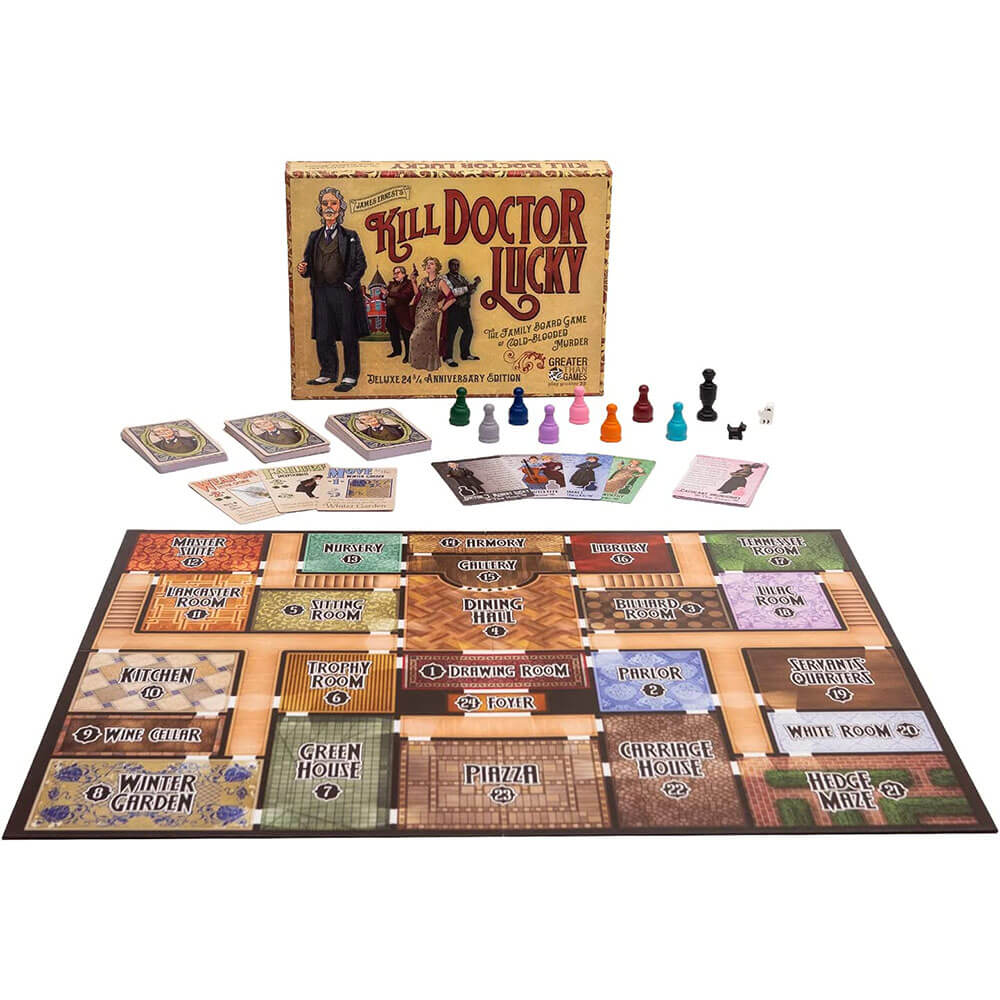 Kill Doctor Lucky Deluxe 24 3/4 Anniversary Ed. Board Game